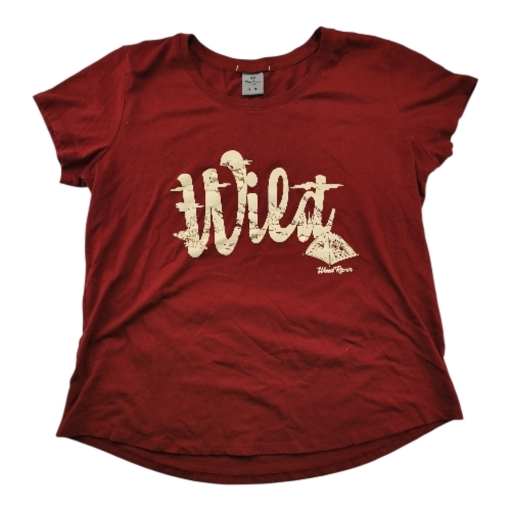Wind River Women’s Burgundy Graphic Tee XL Camping Outdoors Casual